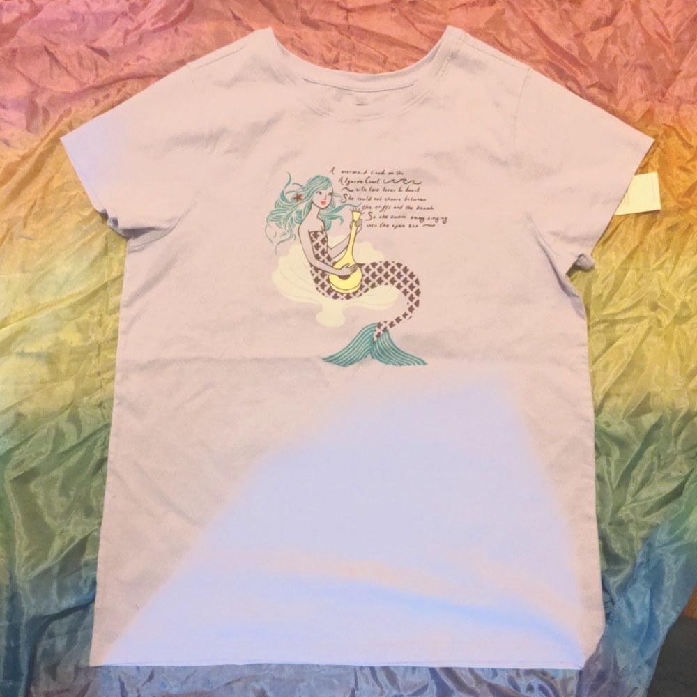 Tea Collection Mermaid T-shirt, purple, soft, and classic
